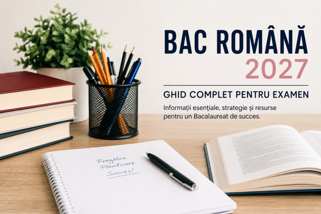 BAC Română 2027: ghid complet pentru examen